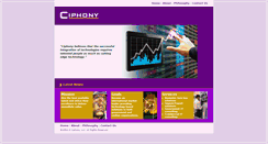 Desktop Screenshot of ciphony.com